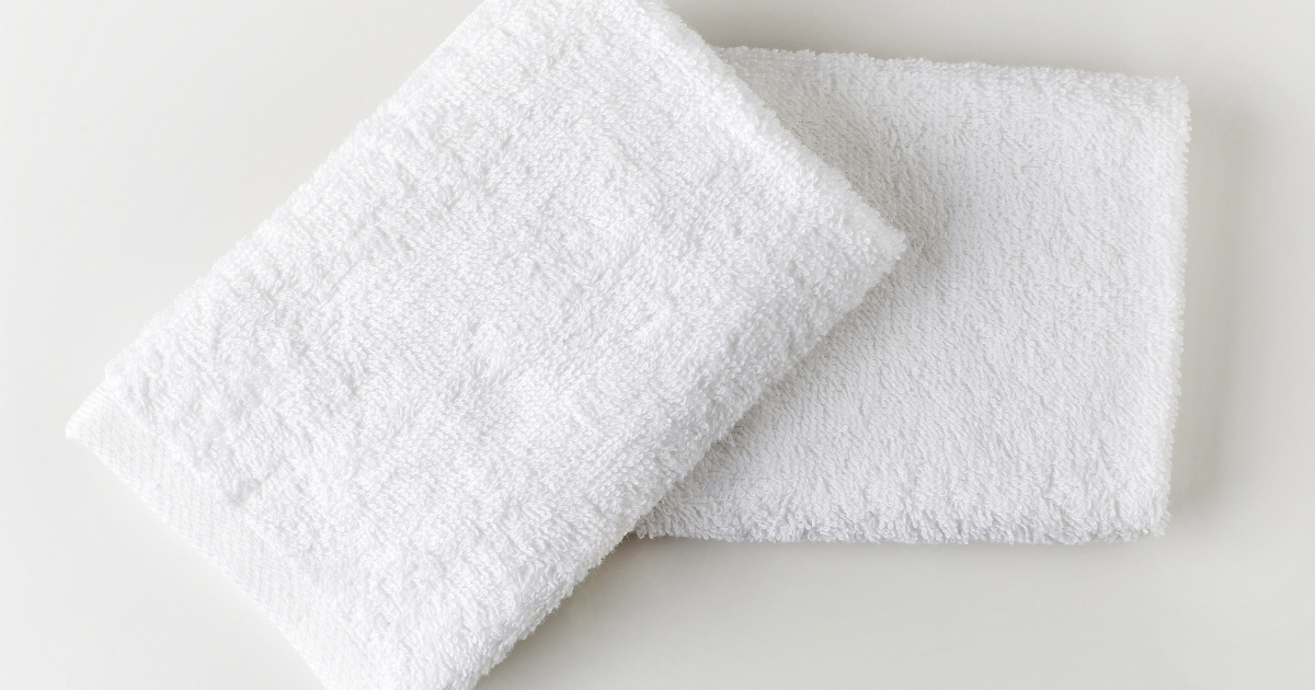 Fingertip Towel vs. Washcloth
