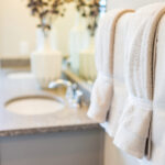 How to Hang Decorative Towels in the Bathroom